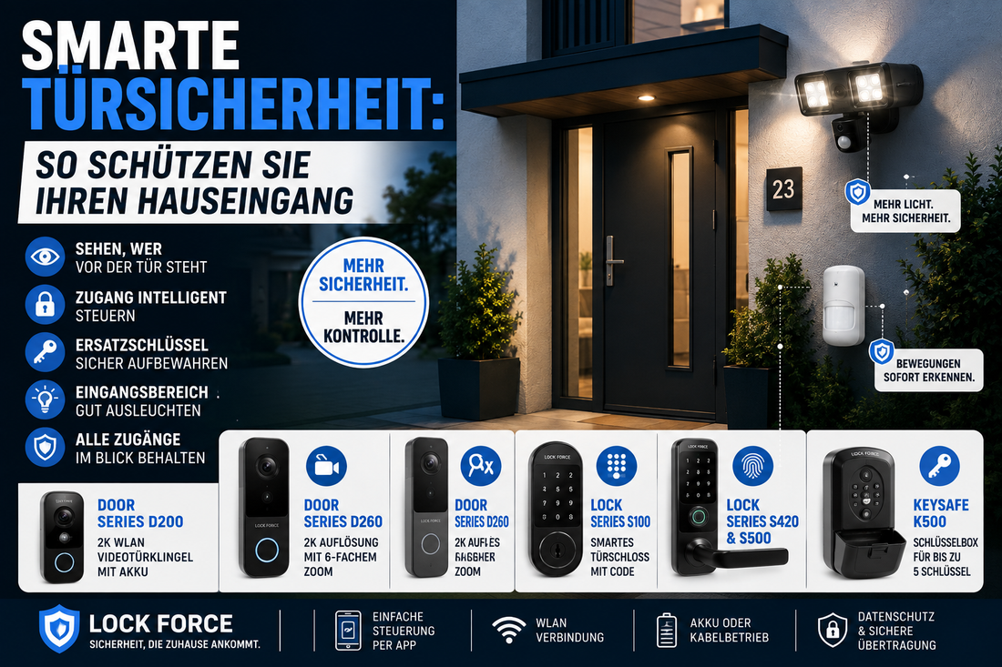 Smarte Türsicherheit: So schützen Sie Ihren Hauseingang sinnvoll