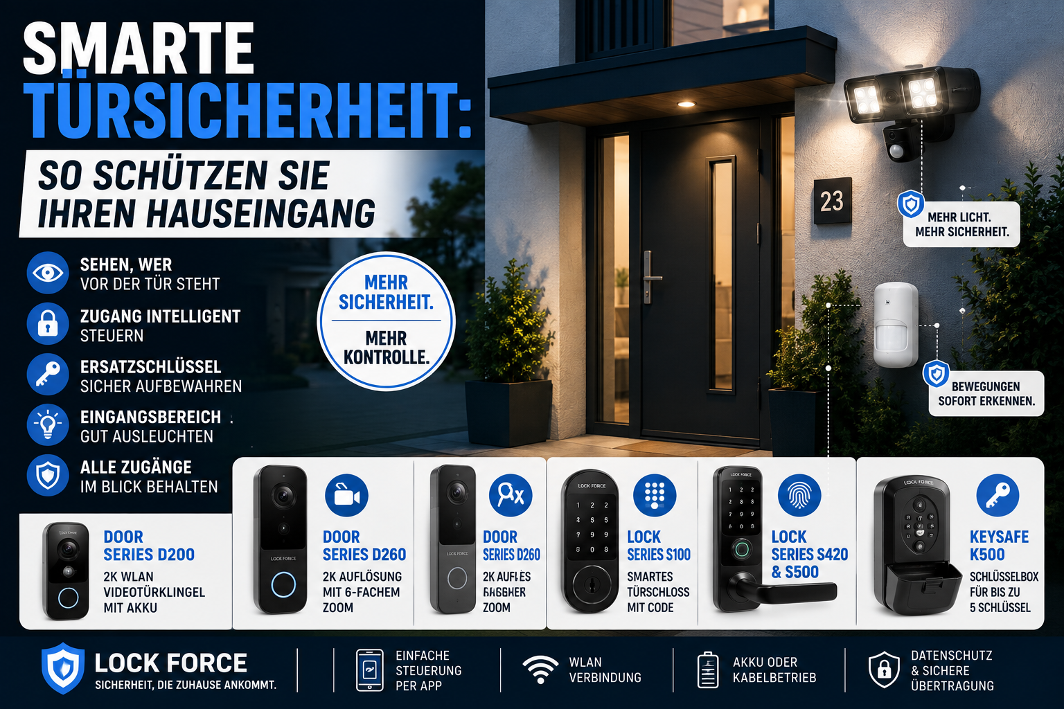 Smarte Türsicherheit: So schützen Sie Ihren Hauseingang sinnvoll