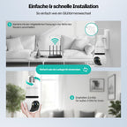 Anleitung zur Installation der Hesler-Kamera mit WLAN-Router und Einstecken in die Fassung